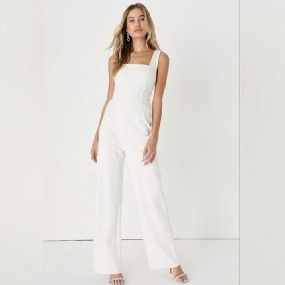 Lulus Women's White Jumpsuit
